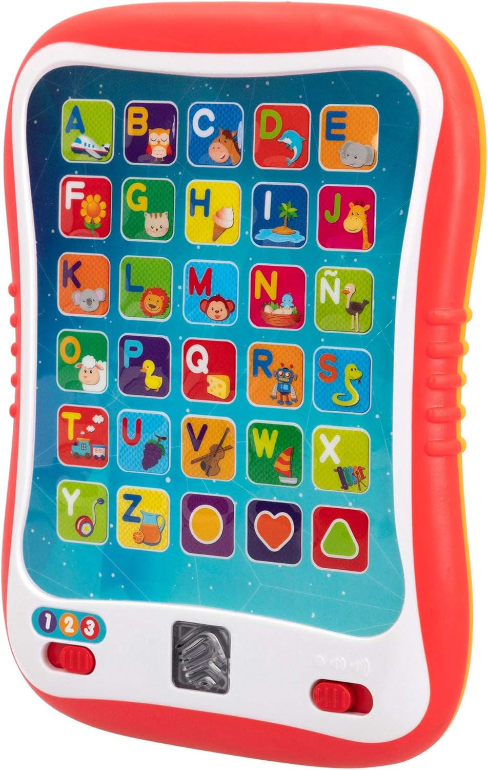 Winfun ColorBaby 44256 Plateau d'apprentissage avec lumière et son Jouets pour bébé Naty Shop Tablette éducative