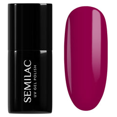 Oja UV Semilac Hybrid 436 Powerful Burgundy 7ml Colecția Even Better Together