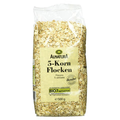 Flocons bio de 5 céréales, 500 g