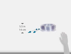 Niveau flexible CELLFAST de 25 m avec 2 tubes de mesure, entonnoirs incassables et échelle millimétrique. Facilite un nivellement parfait des points éloignés.