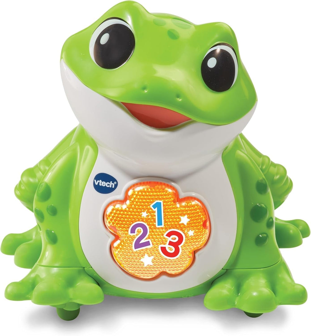 Vtech Baby Jumping Frog - Grenouille sauteuse parlante avec 3 chansons et 12 chansons - Pour 12-36 mois Jouets pour bébé Naty Shop Titre par défaut