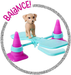 Simba Steffi Love Dog Trainer, Spielpuppe als Hundetrainerin mit einem Trainingsparcour, 3 Hunden und Zubehör, 29cm, ab 3 Jahren
