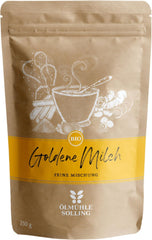 - BIO Goldene Milch Gewürzmischung | Gewürzmischung aus 100 % Bio-Zutaten für die Zubereitung von Goldener Milch. Aussi idéal que Zutat pour Smoothies et Bowls | Contenu : 250 g