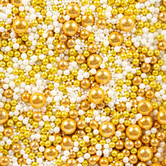 Super Streusel Gold Glimmer, Sprinkles sur le thème de Noël, 180 grammes Sprinkles Naty Shop 180 grammes