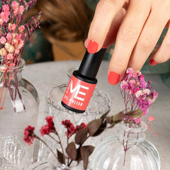 Me by Semipermanent Email Peach - 272 Floral Shock - Finition brillante - Technologie Easy Off - Easy Off - Végétalien et sans cruauté envers les animaux - 4,5 ml
