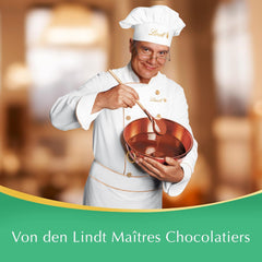 Bile de ciocolată LINDOR | Pungă resigilabilă de 1 kg | aprox. 80 de bile de ciocolată cu lapte și mentă cu umplutură | Pachet vrac & Bile de ciocolată LINDOR cu caramel sărat