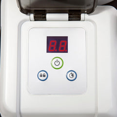 Intex 26642 Krystal Clear pompe à filtre à sable avec RCD, débit d'eau 3500 l/h, débit système 2000 l/h, plastique, blanc