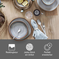 Service de petit-déjeuner Lave beige de Villeroy & Boch, 6 pièces