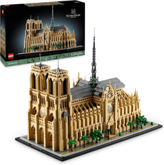 LEGO Architecture Notre-Dame De Paris, objet de collection pour adultes, souvenir de France, cadeau pour femmes, hommes, globe-trotters et tous les passionnés d'histoire, modèle architectural 21061 Ensembles de construction Besuche den LEGO-Store Default Title