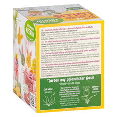 HEITMANN KREATIV - Sucettes au chocolat - Avec colorants en poudre à base de plantes - Jaune et vert - Kit DIY - Pâques