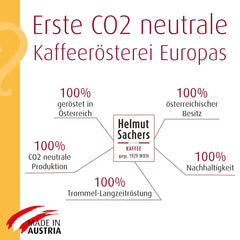 Café Helmut Sachers - Crème, Force 4/5, 100% Arabica, grains de café entiers, 6 x 500g