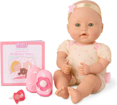 Poupée Baby Sweetheart - Heure du coucher - 31 cm - Corps doux - Accessoire tétine - Jeu de simulation - Jouet à partir de 3 ans
