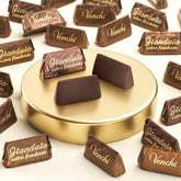 Venchi Gianduiotti Extra Zwart 1 Kg - Piemontese chocolade met 75 procent cacao en hazelnootpasta BGA Veganistisch Glutenvrij