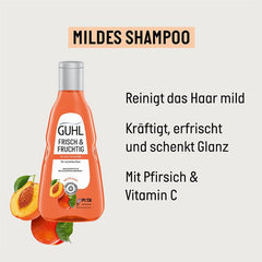 Guhl Fresh & Fruity Shampoo - Conținut: 250 Ml - Tipul de păr: Normal Duș și baie Guhl