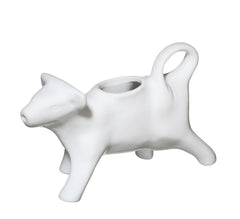 Cilio Milk - Cană de lapte în formă de vacă | Porțelan | Cană de lapte în formă de vacă | Cu mâner | Cană pentru cafea, lapte și frișcă | Decorațiune pentru masa de mic dejun | Capacitate 125 ml