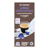 par Amazon Lungo Kaffee-Kunststoffkapseln, compatible Nespresso, 20 Stück, Packung mit 1 – Rainforest Alliance certifié
