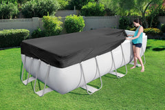 Prelată Bestway PVC 396 x 185 cm, neagră, dreptunghiulară