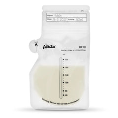 BF100 Sachet de conservation pour lait maternel - Sachet pour lait maternel - capacité 220 Ml - 100 pièces - Transparent Accessoires Alimentaire et Allaitement Bebe Naty Shop