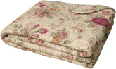 Greenland Home Antique Rose - motif floral classique et traditionnel - 100% coton, matelassé, couverture, 127 X 152,4 cm, écru Lits et couvertures Greenland Home Fashions Natura