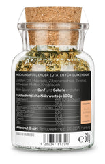 Ankerkraut Gurkensalat, 60 g im Korkenglas, Würze Gurken-Salat Ganz Einfach, Zuckerfrei und Ohne Geschmacksverstärker, Mischung würzender Zutaten für Salat