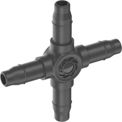 Gardena Micro-Drip-System - Raccordement croisé 4,6 mm (3/16") : accessoire pour branchement et conduites goutte à goutte, installation sans pli grâce à la technologie de raccordement Easy & Flexible (13214-20)