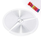 100 pièces Nail Art Tips Ring Stick,Nagelspitzen Nagel Display Transparente Nägel Kunstspitzen Sticks,Nagelkunst Praxis for Nagelstudio et Anfänger Display DIY Nail Art Tips