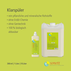 Solution de rinçage Sonett, 500 ml Détergents de cuisine Naty Shop