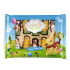 Lindt Micii Prieteni de Paște cu Ciocolată | 2 x 100 g | 10 Prieteni Distractivi de Paște Lindt | Cremă Fină Dublă de Lapte în Ciocolată cu Lapte Alpină | Ouă de Paște pentru Copii | Cadou de Ciocolată