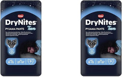 Huggies Drynites Garçons 8-15 ans 9 Pièces (Pack de 2) Naty Shop 18 Pièces (Pack de 2 x 9 Pièces)