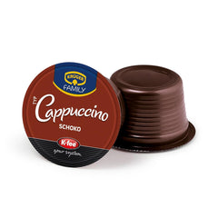 Capsules de café KRÜGER Cappuccino Schoko, compatibles avec K-fee et ALDI EXPRESSI* Kapselmaschinen, café instantané aromatisé, 96 capsules