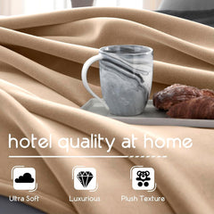 Vellux Original double plafond, marron clair Couettes et couettes Naty Shop