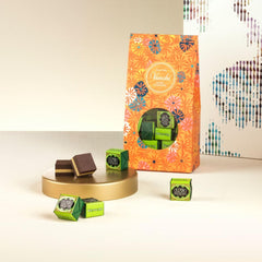 Venchi - Coffret Cadeau Murrine aux Pralines Cremino Pistache, Chocolat Blanc, 305g, Sans Gluten, Sans Colorants Artificiels, Sans Conservateurs - Idée Cadeau Parfaite