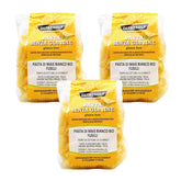 - Weiße Maisnudeln aus italienische Bio-Mais, sans gluten, Fusilli-Format - glutenfreie Nudeln, 100% Bio-Weißmehl, vegan, Packung mit 3 Packungen à 350 g