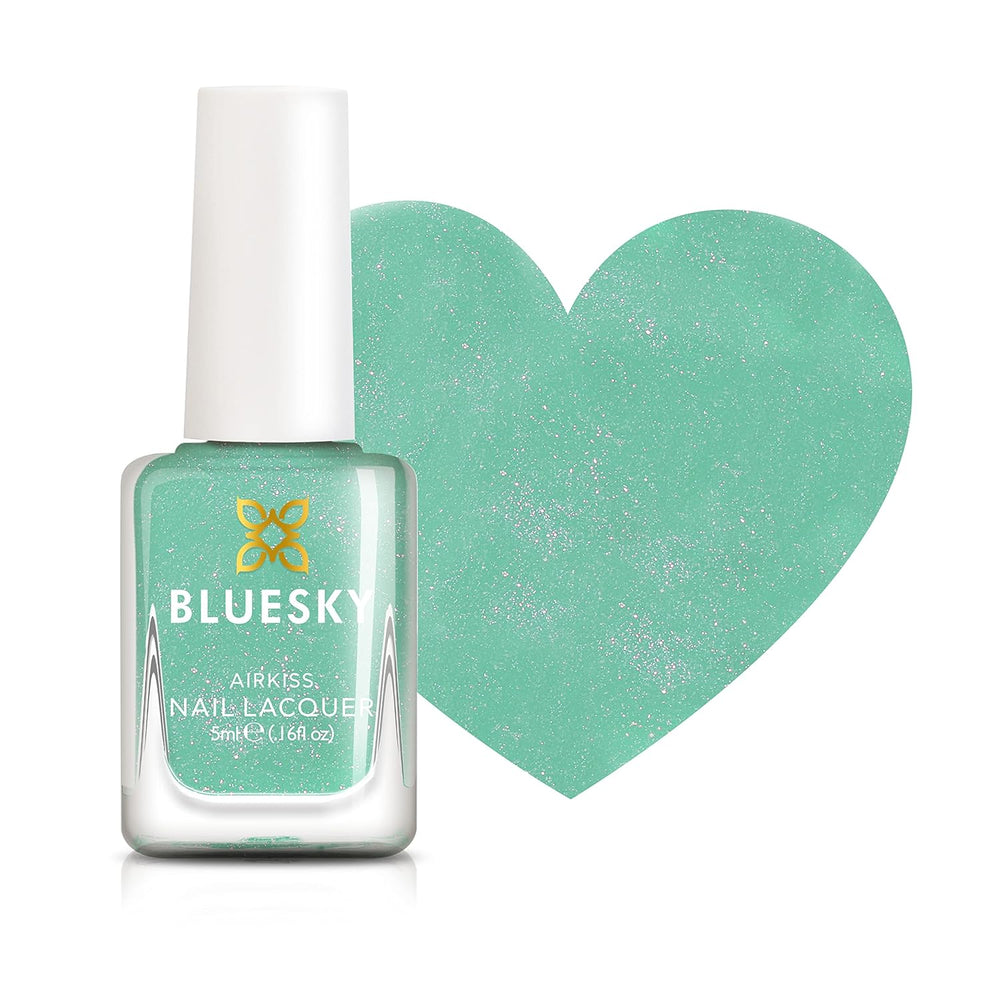 Vernis à ongles Bluesky Kids - Turquoise Splash, Vert Turquoise. Vernis à ongles facile à décoller, non toxique, à base d'eau, sans glissement, pour enfants, 5 ml