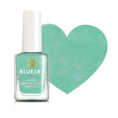 Vernis à ongles Bluesky Kids - Turquoise Splash, Vert Turquoise. Vernis à ongles facile à décoller, non toxique, à base d'eau, sans glissement, pour enfants, 5 ml
