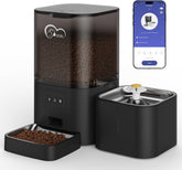 Distributeur d'eau et de vidange automatique 2 en 1 pour toilettes, distributeur d'eau de 6 litres à gros volume + distributeur d'eau de 2,5 litres avec utilisation d'applications, de nettoyage et d'entretien ponctuel