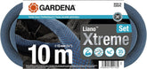 Set Gardena Liano Xtreme 1/2 inch, 10 m: Furtun de grădină extrem de robust din material textil, pentru robinete de interior, cu furtun interior din PVC, ușor, rezistent la intemperii (18460-20)