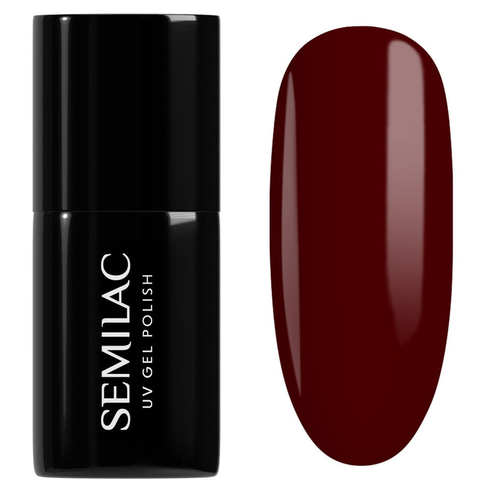 Semilac Vernis à Ongles UV 029 Espresso 7ml Collection Noir Blanc