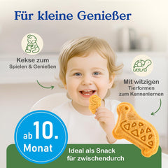 Alete Biscuits Croquants Bio à l'Alac (4 x 125g) - Biscuits Croquants Alac pour bébé, sans huile de palme, à partir de 10 mois