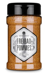 Ankerkraut Freibad Pommes, Mischung würzender Ingredient for Pommes Frites wie vom Freibad-Kiosk, Gewürzsalz, Pommesgenuss zu Hause, 320 g im Streuer
