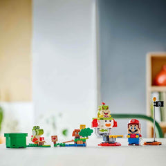 LEGO Super Mario Adventure avec Mario interactif, ensemble de chariot de clown junior, jouet Yoshi, cadeau Nintendo pour garçons, filles et joueurs à partir de 6 ans 71439 Ensembles de construction Besuche den LEGO-Store