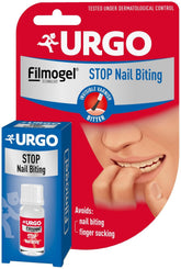 Urgo - Stop Ongles Rouges - vernis à ongles transparent au goût amer - pour ongles rongés et abîmés et succion du pouce - dès 3 ans - 9 ml - 40 applications
