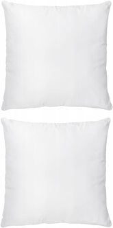 HOMLA Toby oreiller de remplissage lot de 2, 45X45Cm, blanc, polyester haut de gamme, indéformable et facile à entretenir Oreillers standard Naty Shop Titre par défaut