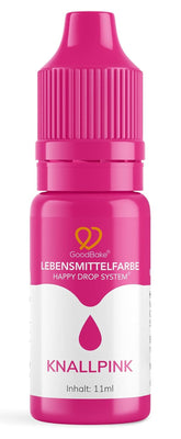 Colorant alimentaire rose Goodbake (11 ml) - Colorant alimentaire intense - Couleur très concentrée - Pour colorer les gâteaux, fondants, crèmes au beurre, boissons, slime et bien d'autres articles. 100% végétalien