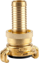 Raccord fileté en laiton Gardena : Connecteur en laiton pour raccordement des deux côtés, par ex. aux pompes, filetage de tuyau 26,5 mm (G 3/4 pouce) (7260-20)