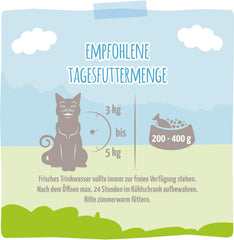 MjAMjAM - Nourriture humide de qualité supérieure pour chats - Canard et volaille tendres avec de délicieuses carottes, 1 paquet (1 x 400 g), sans céréales avec viande supplémentaire