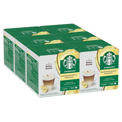 STARBUCKS Vanille Macchiato par Nescafé Dolce Gusto Kaffeekapseln 6 x 12 (72 Kapseln)
