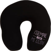 LAG VO1126- Almohada De Viaje, 26 cm, couleur Rosa, Negro Y Azul multicolore taille unique oreillers de voyage Naty Shop titre par défaut