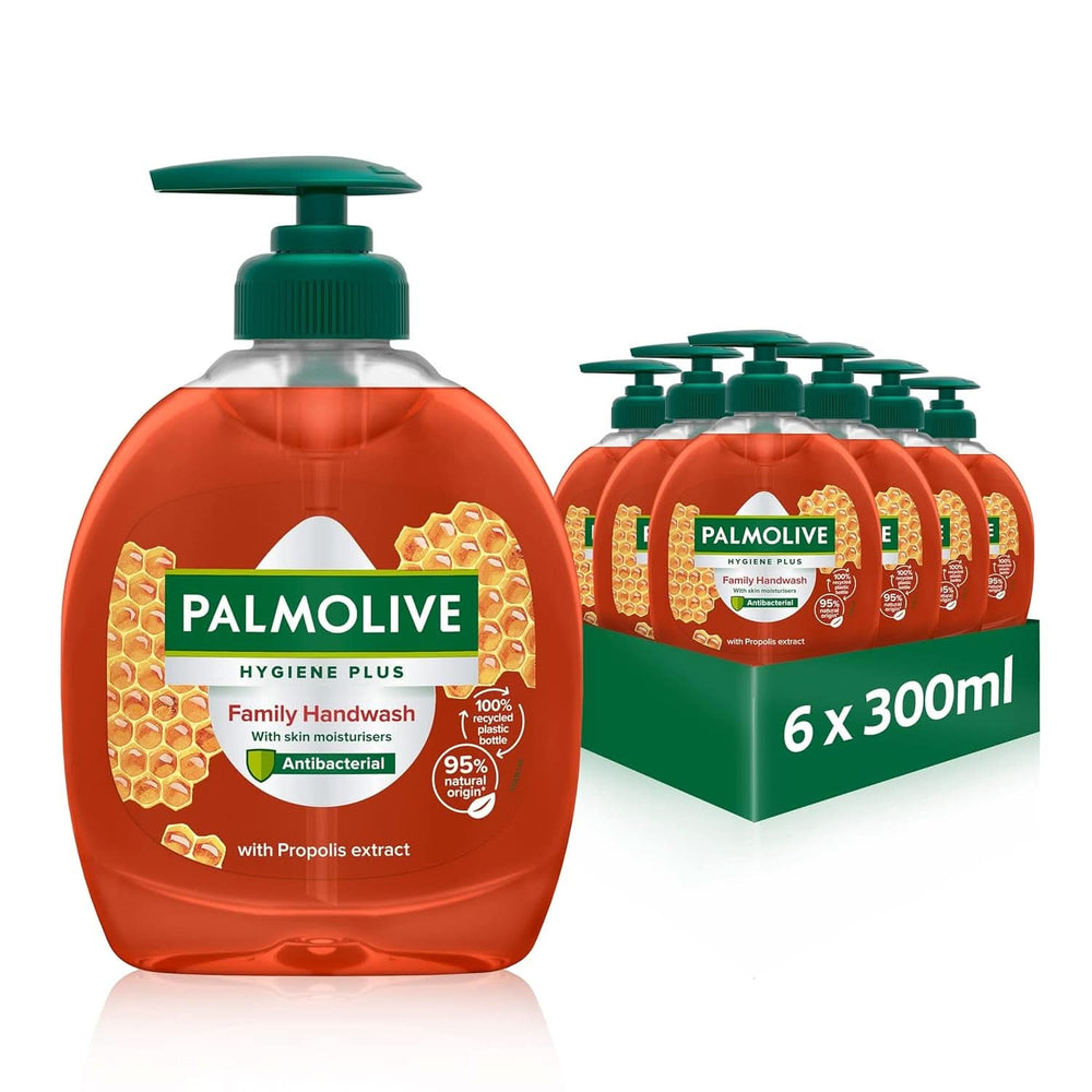 Palmolive, Savon liquide pour le nettoyage délicat des mains, coffret 6 x 300 ml Douche et bain Naty Shop