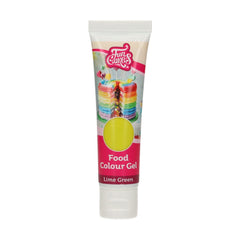 Colorant alimentar Funcakes Gel Verde Lime: Colorant alimentar foarte concentrat pentru aluat, cremă, fondant și marțipan. Dozare ușoară. Picătură individuală pentru a crea culori vibrante. Halal. 30 g.